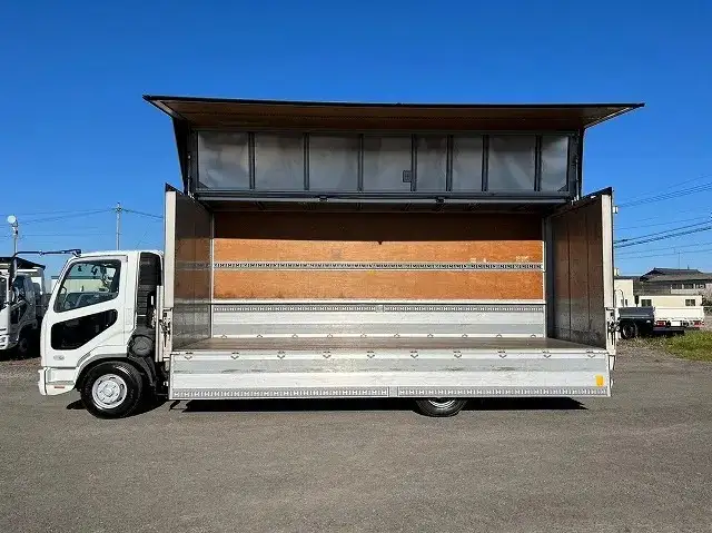 三菱 ファイター 中型/増トン ウイング パワーゲート 3枚観音の中古トラック画像4