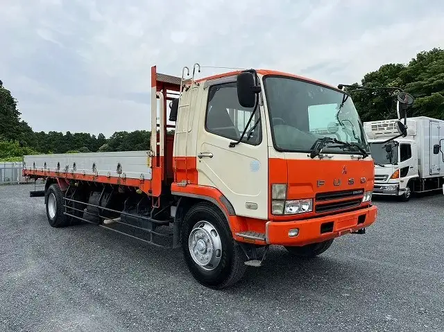 三菱 ファイター 中型/増トン 平ボディ アルミブロック ベッドの中古トラック画像1