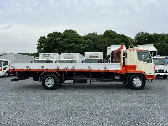 三菱 ファイター 中型/増トン 平ボディ アルミブロック ベッドの中古トラック画像3
