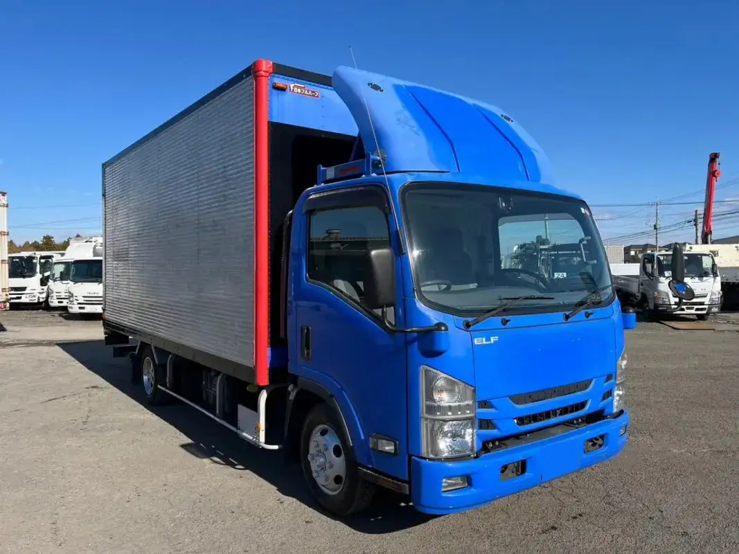 いすゞ エルフ 小型 アルミバン パワーゲート TRG-NPR85ANの中古トラック画像3