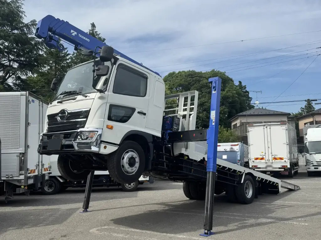 日野 レンジャー 中型/増トン 車両重機運搬 セルフローダー