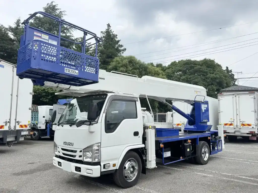 いすゞ エルフ 小型 高所・建柱車 高所作業車 2PG-NKR88N の中古トラック【車両No.190199】
