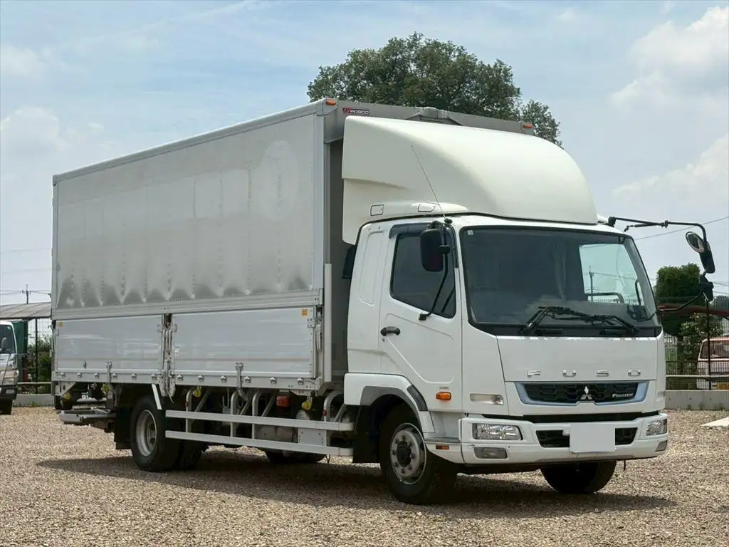 三菱 ファイター 中型/増トン ウイング エアサス ベッドの中古トラック画像2