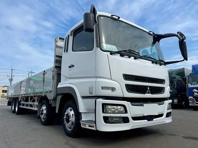 三菱 スーパーグレート 大型 平ボディ アルミブロック エアサス の中古トラック【車両No.190443】