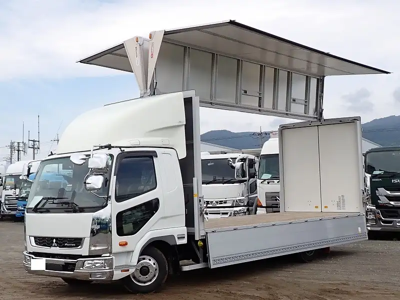 三菱 ファイター 中型/増トン ウイング パワーゲート エアサス の中古トラック【車両No.190540】