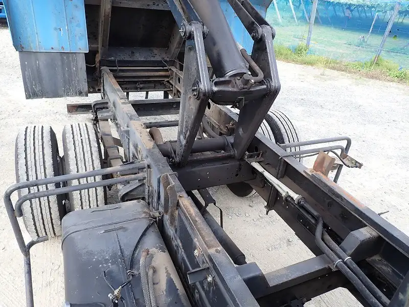 三菱 キャンター 小型 ダンプ 土砂禁 クレーン付きの中古トラック画像15