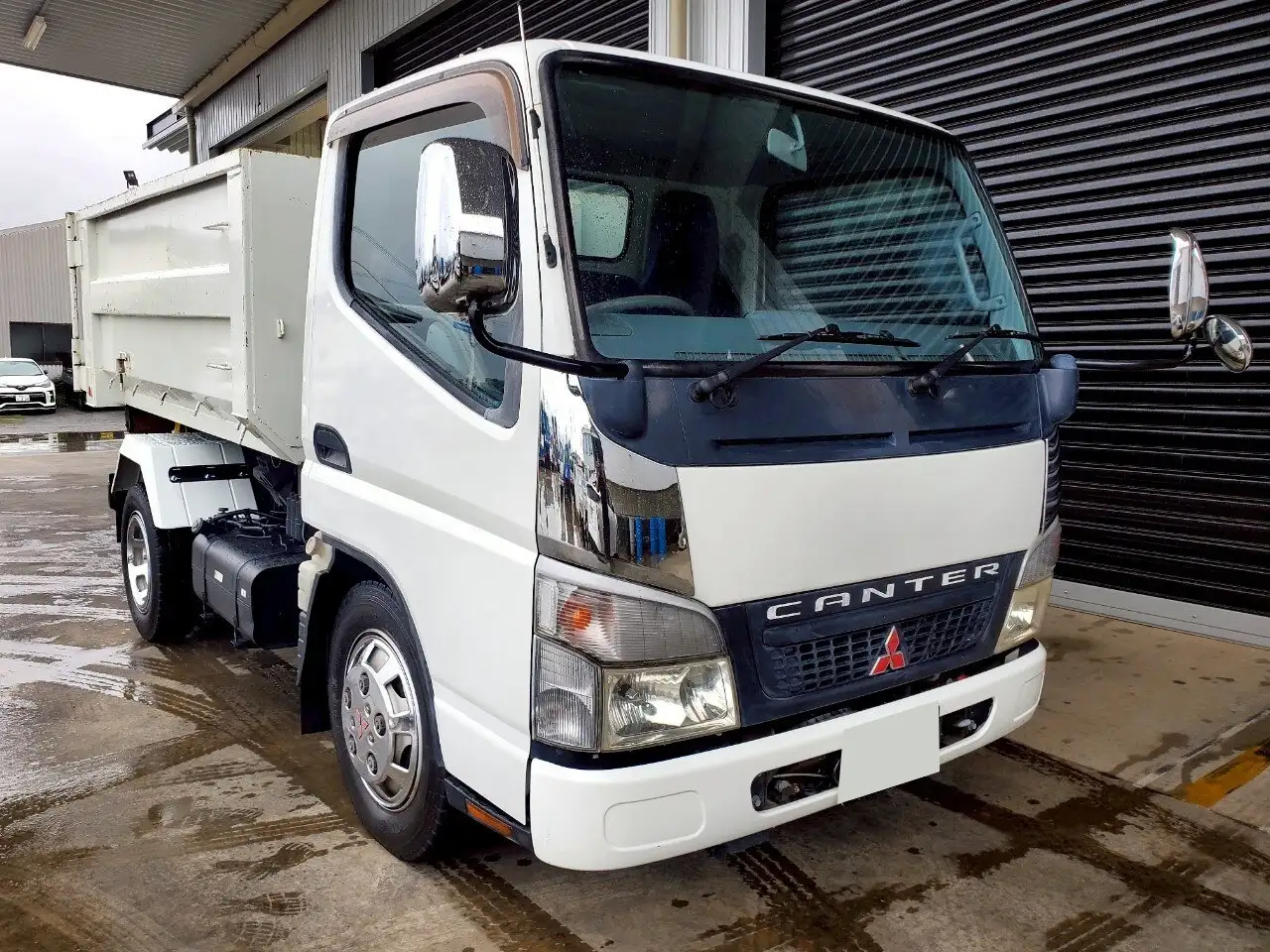 三菱 キャンター 小型 アームロール コンテナ付き PDG-FE73Dの中古トラック画像2