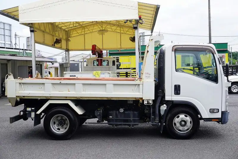 いすゞ エルフ 小型 ダンプ ローダー 強化の中古トラック画像2