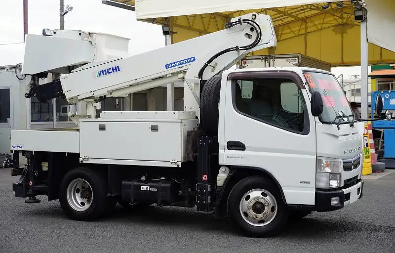 三菱 キャンター 小型 高所・建柱車 高所作業車 電工仕様の中古トラック画像3