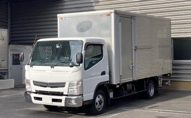 三菱 キャンター 小型 アルミバン パワーゲート サイドドア の中古トラック【車両No.190528】