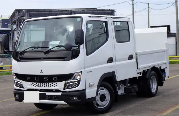 三菱 キャンター 小型 平ボディ Wキャブ パワーゲート の中古トラック【車両No.190578】