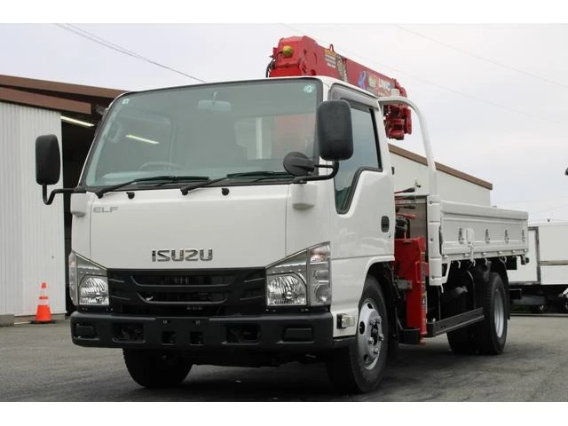 いすゞ エルフ 小型 クレーン付 4段 ラジコン の中古トラック【車両No.190794】