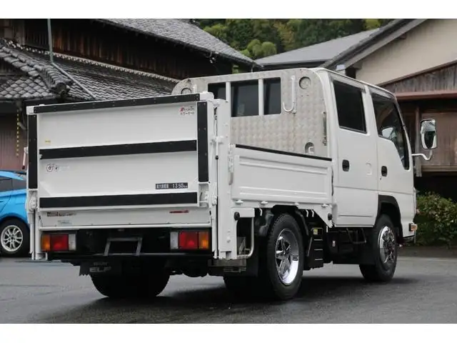 いすゞ エルフ 小型 平ボディ Wキャブ パワーゲートの中古トラック画像2