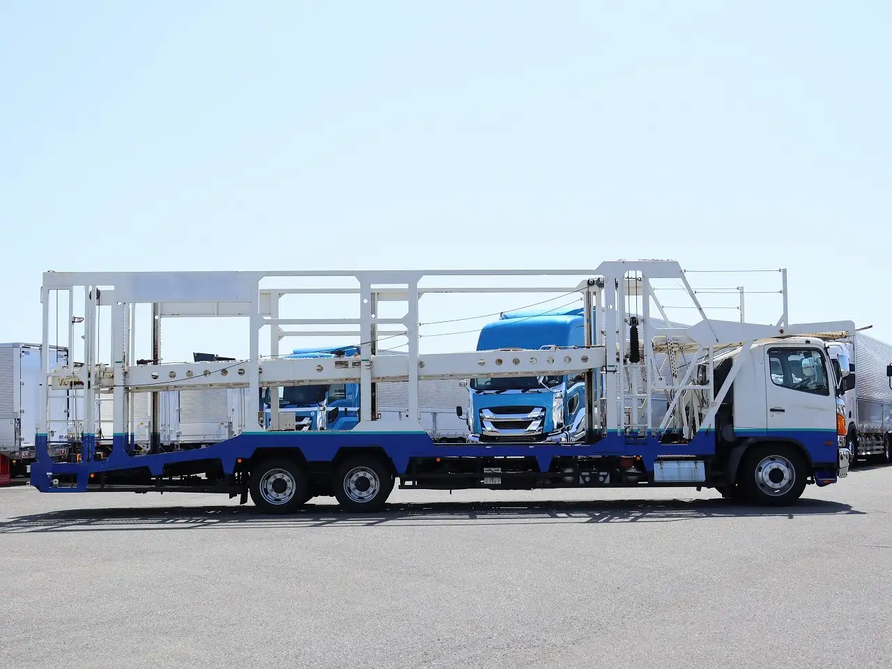 日野 レンジャー 中型/増トン 車両重機運搬 ウインチ ベッドの中古トラック画像3