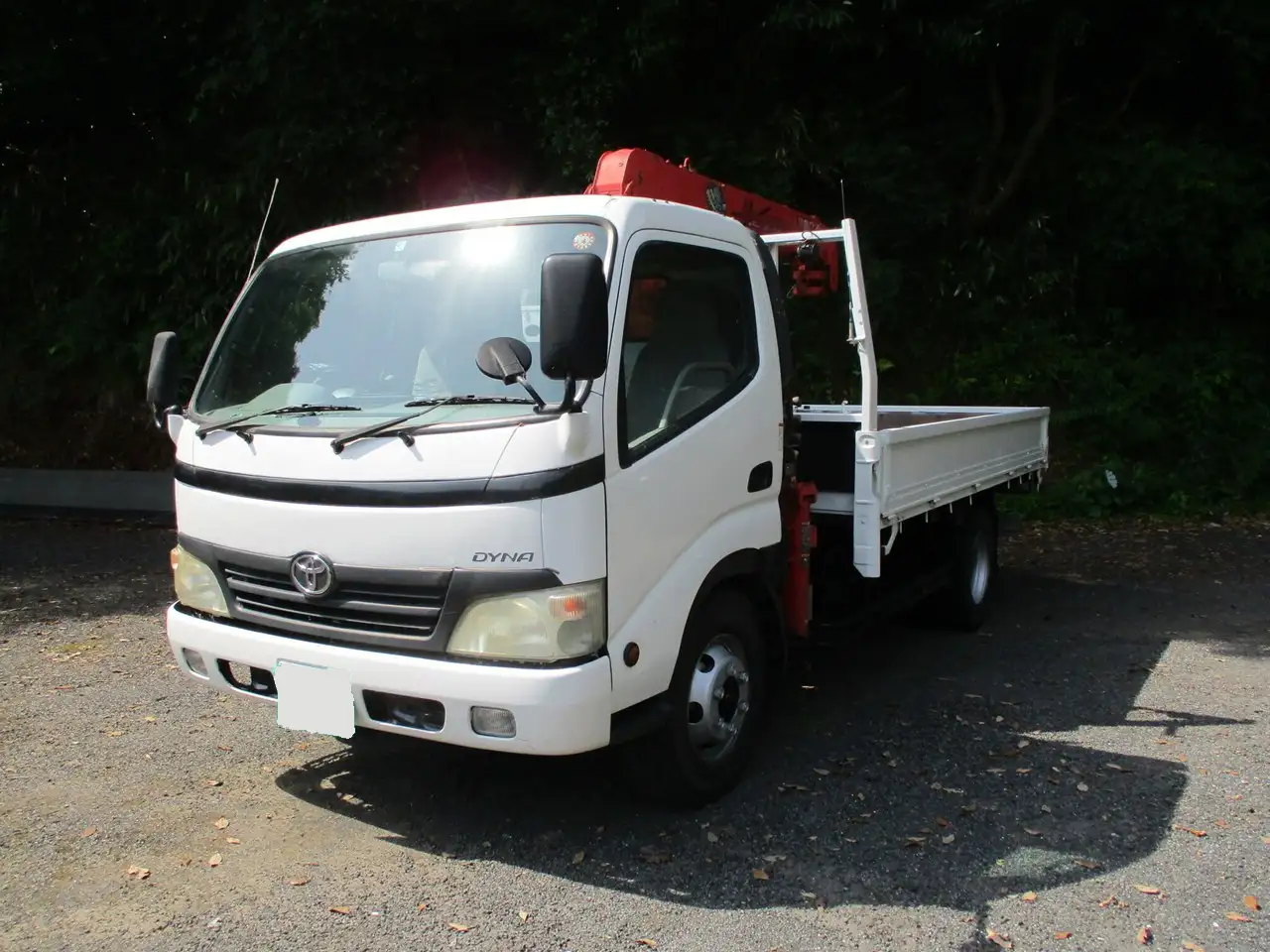 トヨタ ダイナ 小型 クレーン付 床鉄板 3段の中古トラック画像1