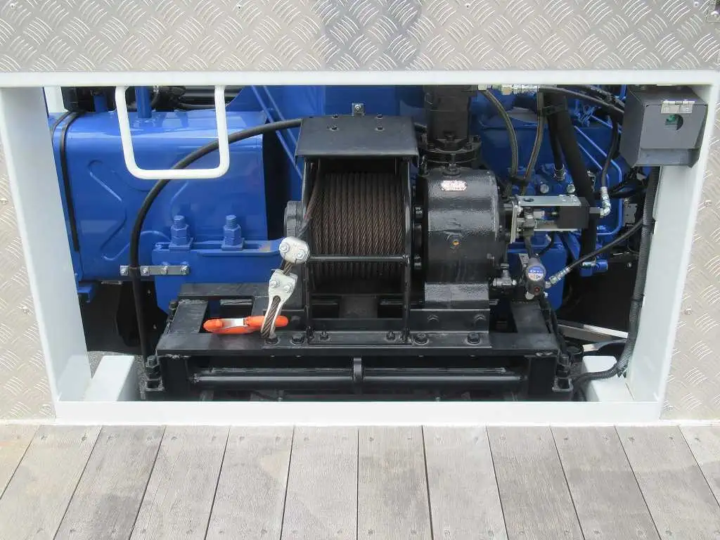 三菱 ファイター 中型/増トン 車両重機運搬 4段クレーン ラジコンの中古トラック画像7