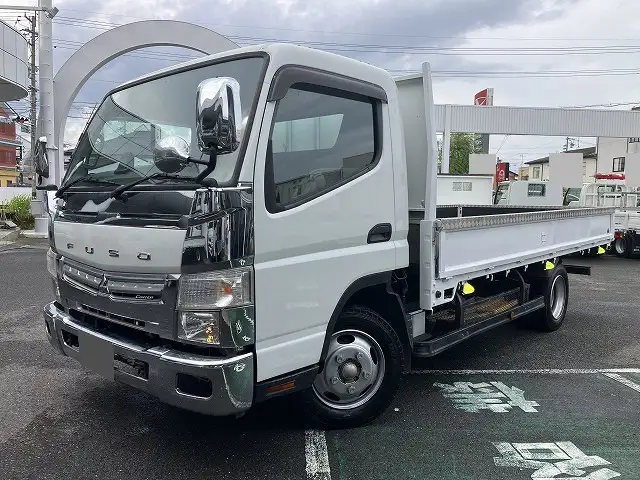 三菱 キャンター 小型 平ボディ 床鉄板 TPG-FEB50の中古トラック画像1