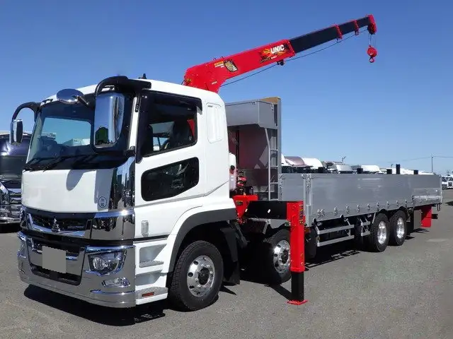三菱 スーパーグレート 大型 クレーン付 アルミブロック 4段 の中古トラック【車両No.190776】