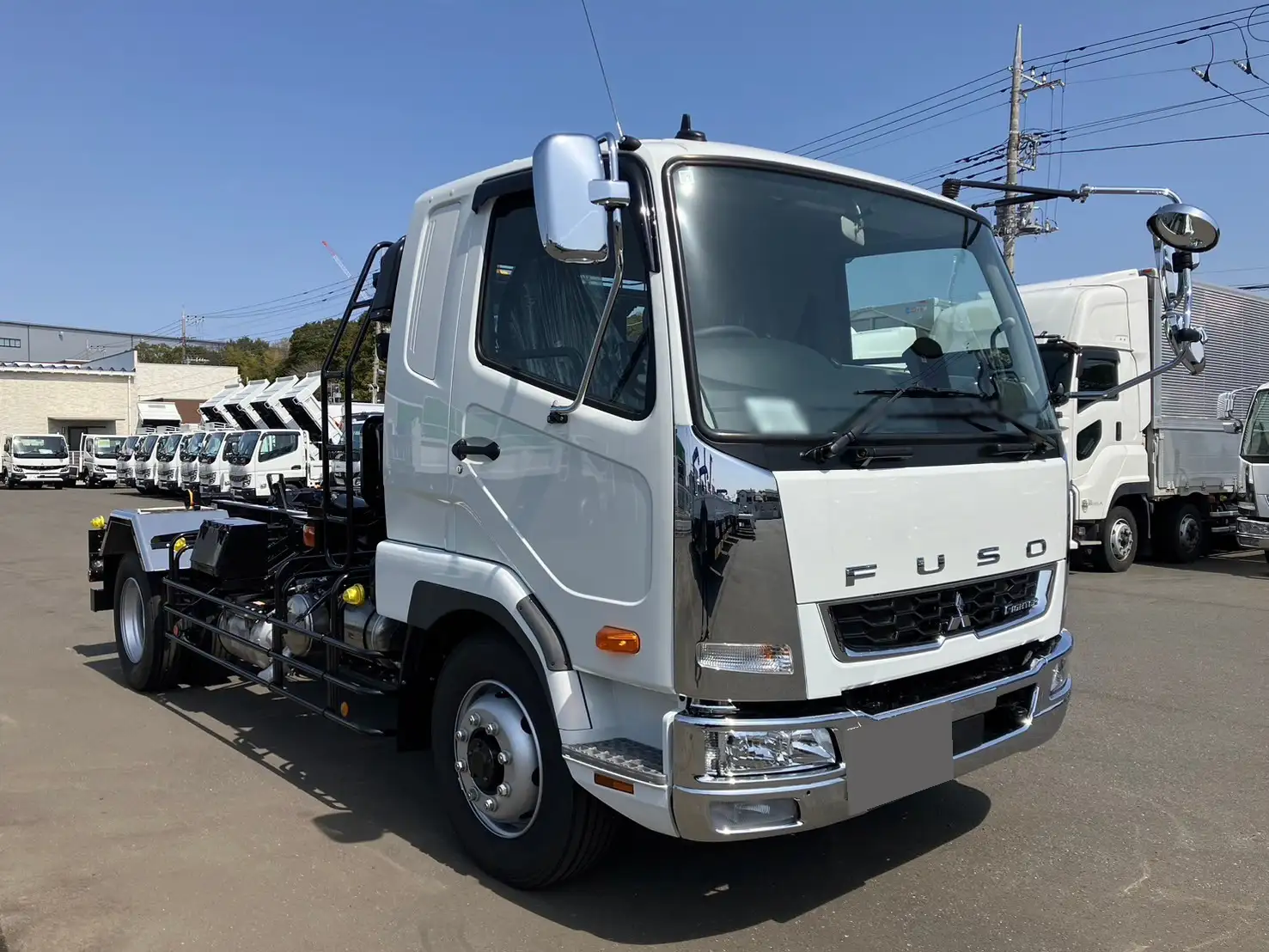 三菱 ファイター 中型/増トン アームロール ツインホイスト ベッドの中古トラック画像2