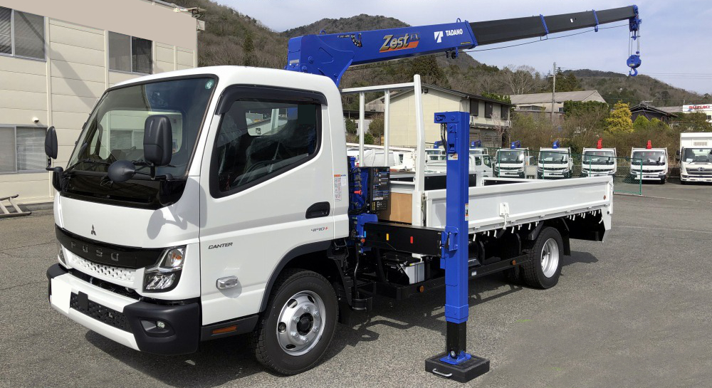 三菱 キャンター 小型 車両重機運搬 セルフローダー