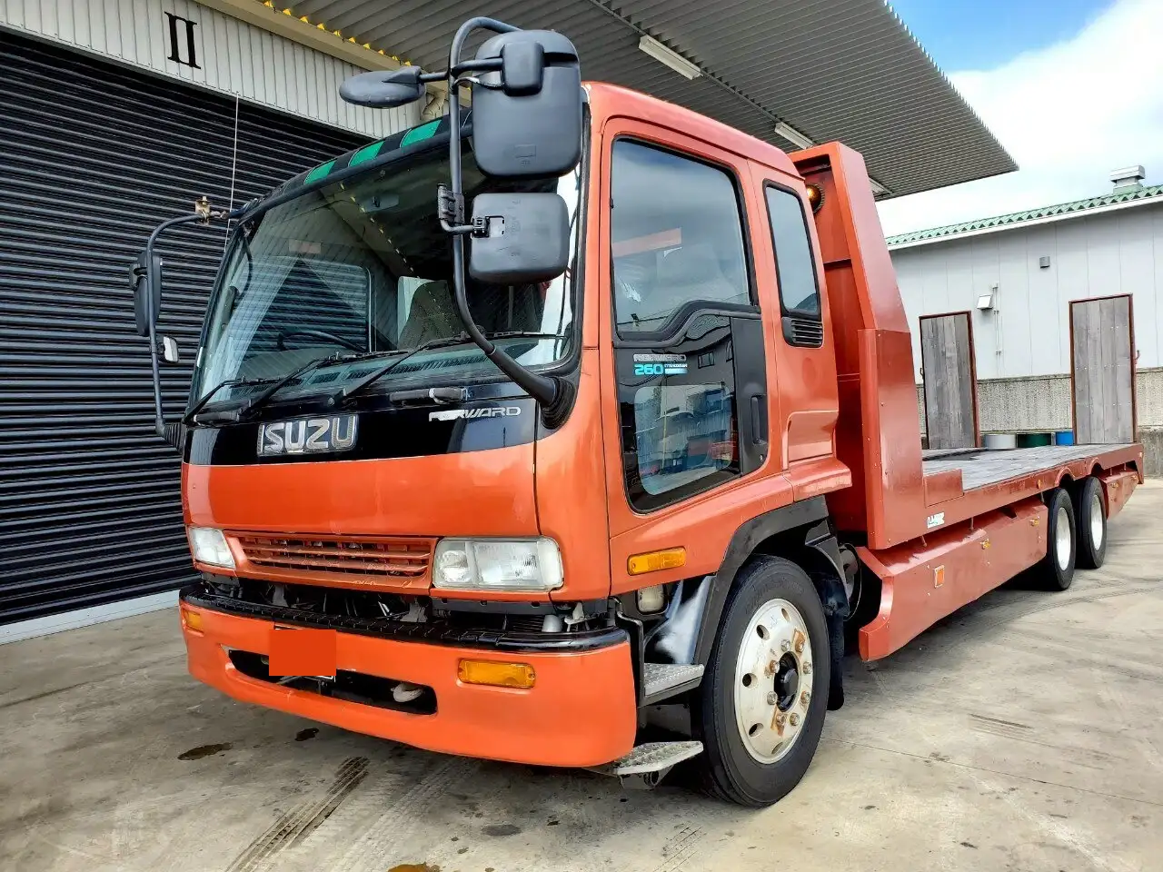 いすゞ フォワード 中型/増トン 車両重機運搬 ウインチ ベッドの中古トラック画像1
