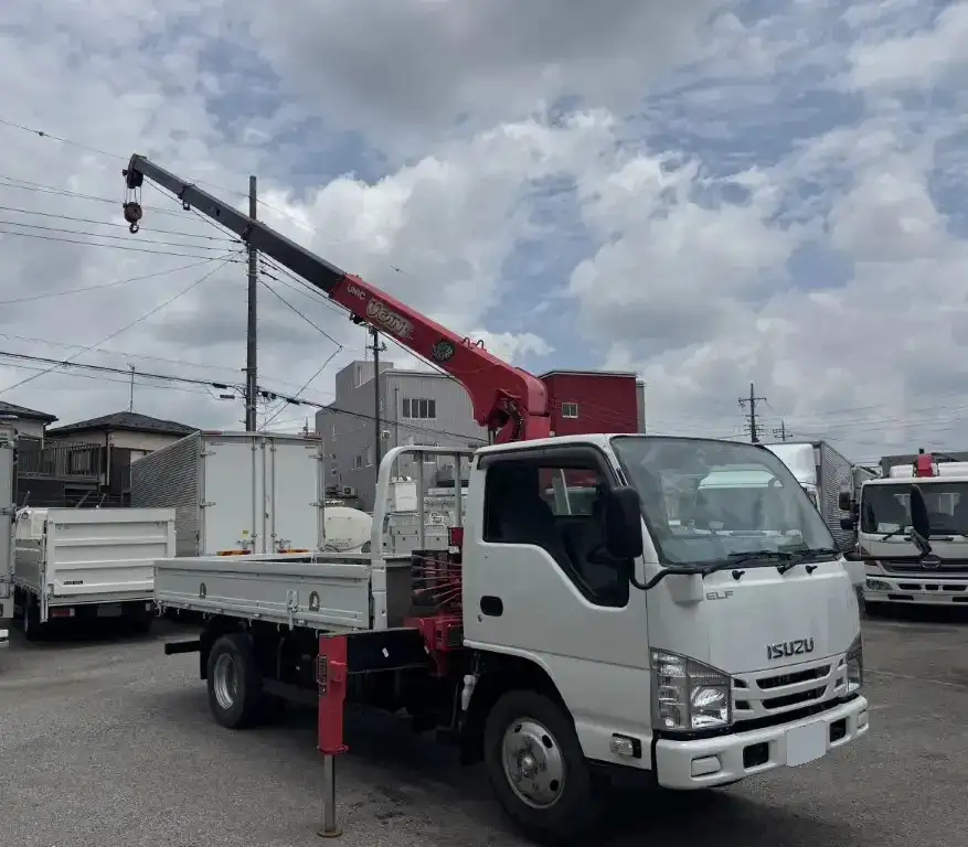 いすゞ エルフ 小型 クレーン付 4段 ラジコンの中古トラック画像2
