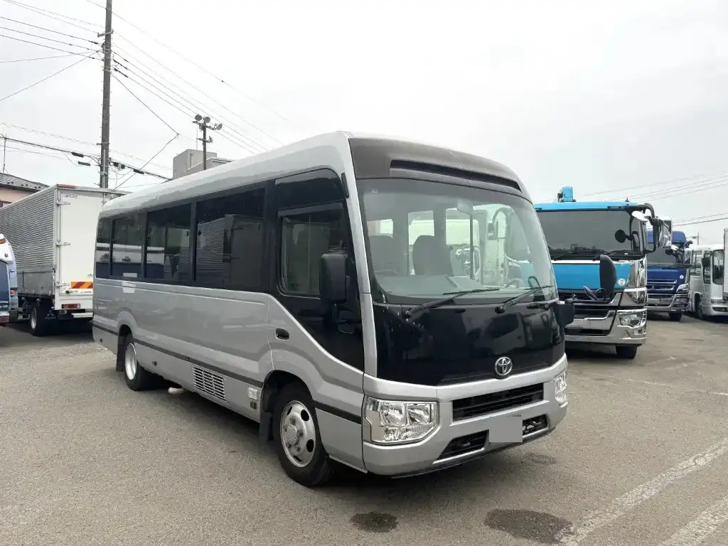 トヨタ コースター 小型 バス マイクロバス SKG-XZB70の中古トラック画像2