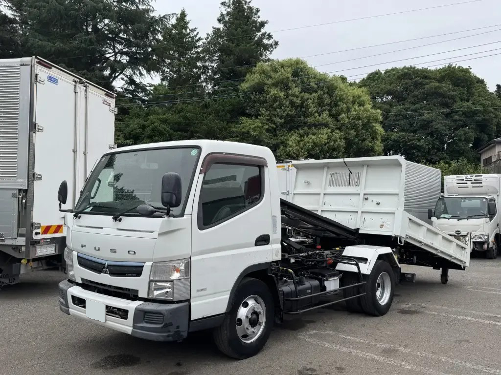 三菱 キャンター 小型 ダンプ ワイドロング