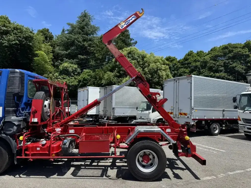 三菱 ファイター 中型/増トン アームロール ツインホイスト TKG-FK71Fの中古トラック画像7