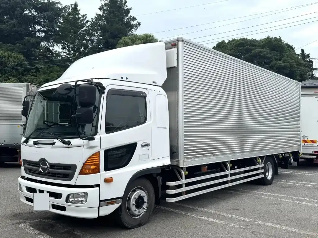 日野 レンジャー 中型/増トン アルミバン パワーゲート エアサスの中古トラック画像1