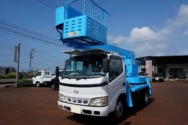 日野 デュトロ 小型 高所・建柱車 高所作業車 PB-XZU301Eの中古トラック画像1