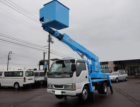 いすゞ エルフ 小型 高所・建柱車 高所作業車 KR-NKR81E3N