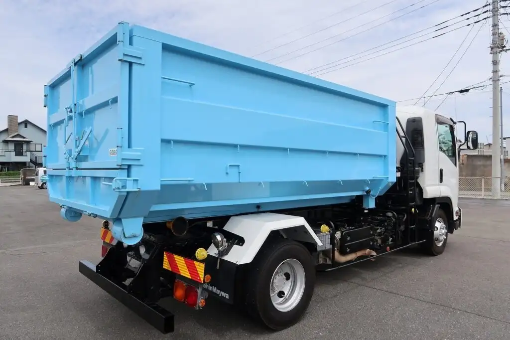 日産UD コンドル 中型/増トン アームロール コンテナ付き ツインホイストの中古トラック画像4