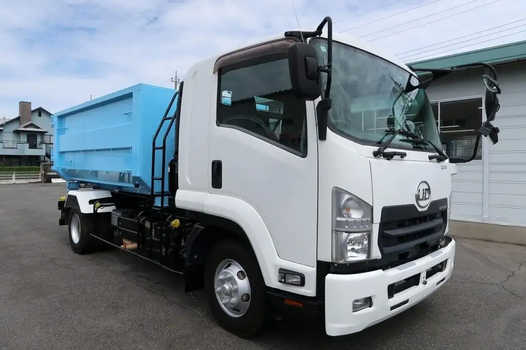 日産UD コンドル 中型/増トン アームロール コンテナ付き ツインホイストの中古トラック画像3