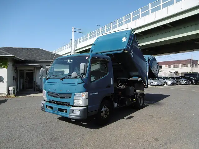 三菱 キャンター 小型 パッカー車 巻き込み式 回転ダンプ式の中古トラック画像3