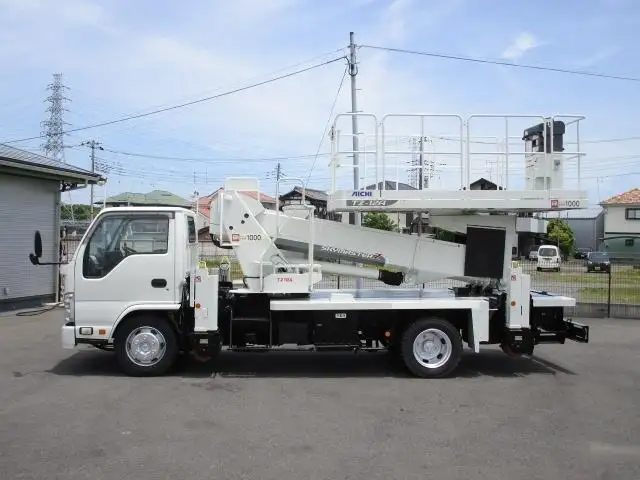 いすゞ エルフ 小型 高所・建柱車 高所作業車 SKG-NKR85YNの中古トラック画像8
