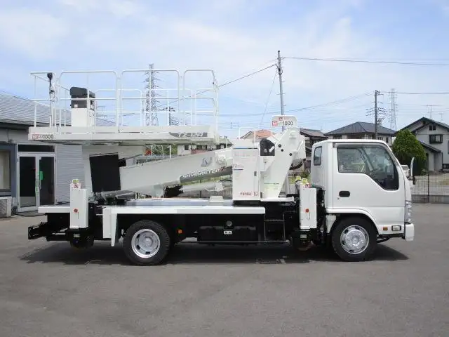 いすゞ エルフ 小型 高所・建柱車 高所作業車 SKG-NKR85YNの中古トラック画像4