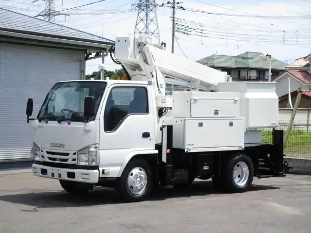 いすゞ エルフ 小型 高所・建柱車 高所作業車  の中古トラック【車両No.190863】