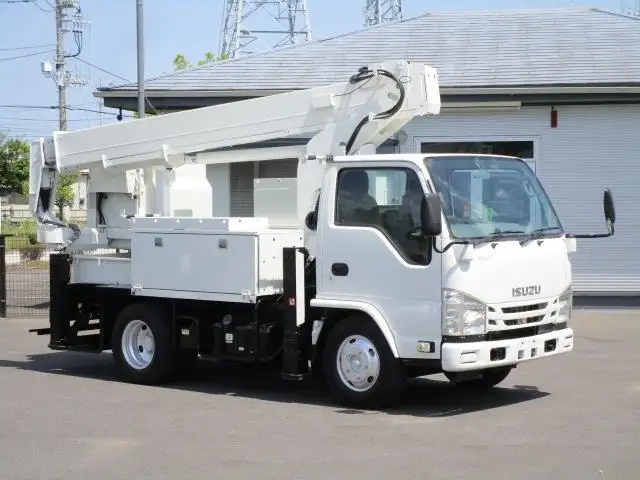 いすゞ エルフ 小型 高所・建柱車 高所作業車 の中古トラック画像2