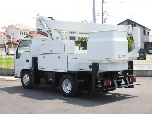 いすゞ エルフ 小型 高所・建柱車 高所作業車 の中古トラック画像6
