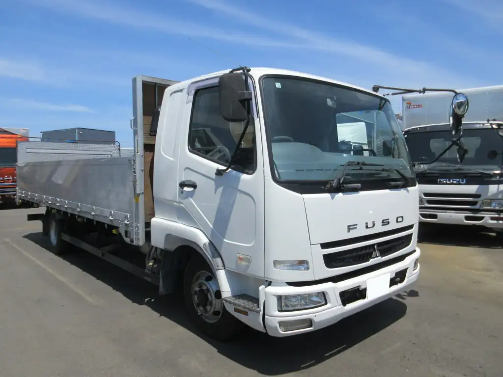 三菱 ファイター 中型/増トン 平ボディ パワーゲート アルミブロックの中古トラック画像2