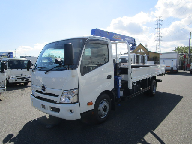 日野 デュトロ 小型 クレーン付 アルミブロック 4段 の中古トラック【車両No.156099】