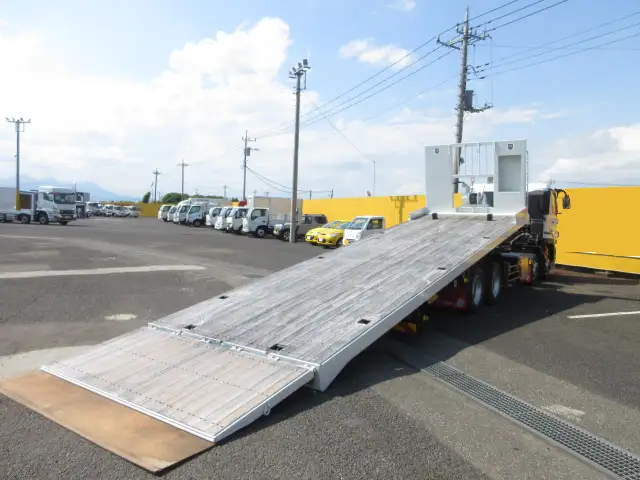 三菱 スーパーグレート 大型 車両重機運搬 ラジコン ウインチの中古トラック画像9