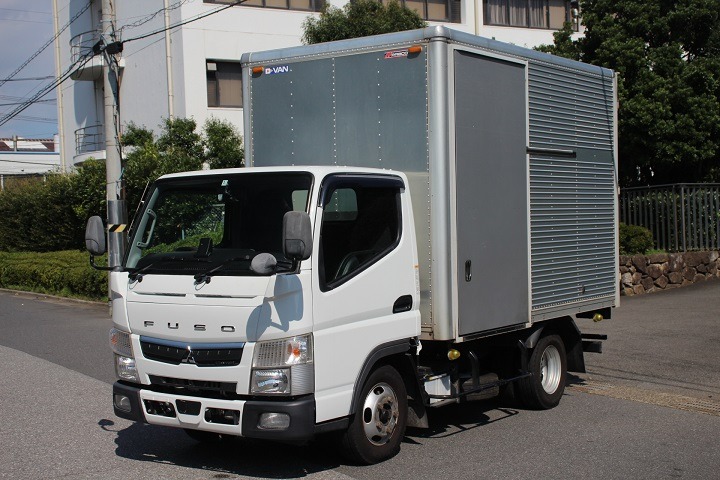 三菱 キャンター 小型 アルミバン パワーゲート サイドドア の中古トラック【車両No.165078】