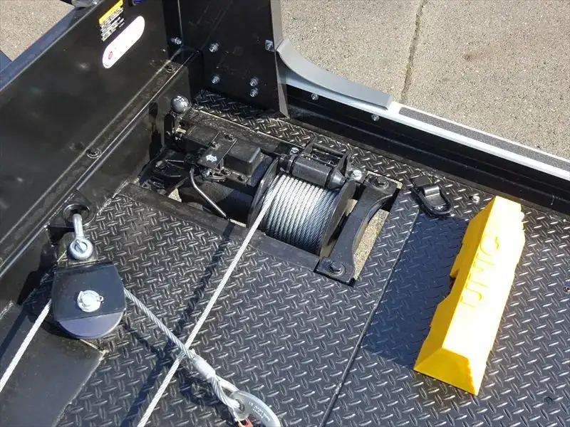 三菱 キャンター 小型 車両重機運搬 ラジコン ウインチの中古トラック画像9