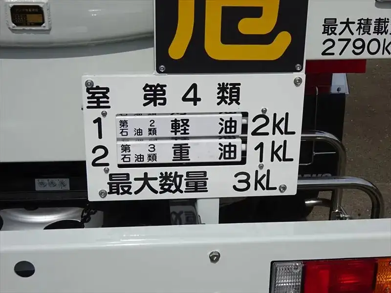 三菱 キャンター 小型 タンク車 ローリー 2RG-FGA50の中古トラック画像9