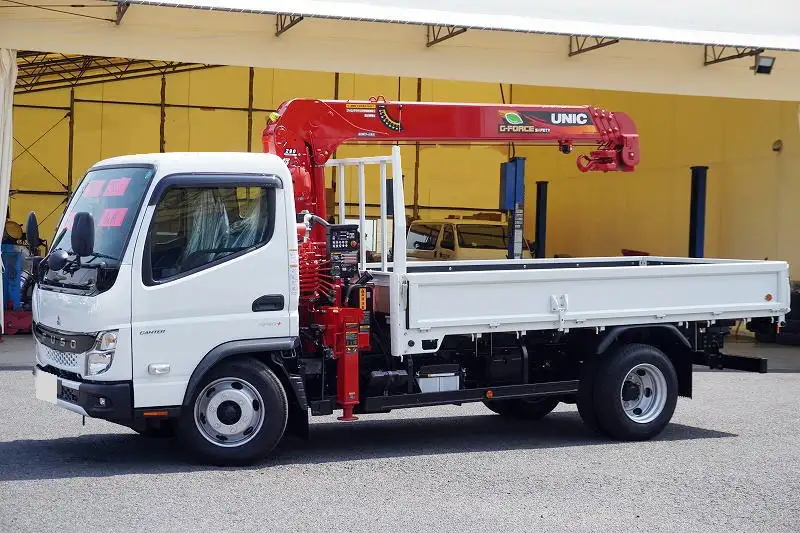 三菱 キャンター 小型 クレーン付 4段 ラジコン の中古トラック【車両No.191005】