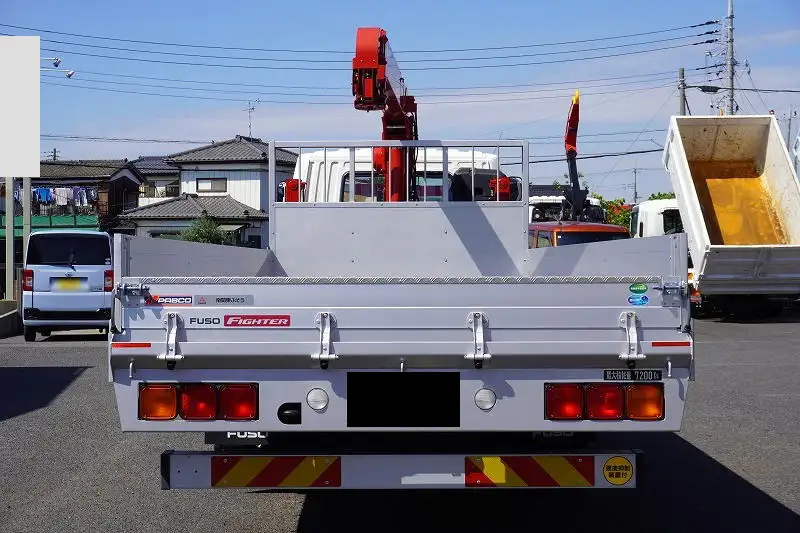 三菱 ファイター 中型/増トン 車両重機運搬 4段クレーン ラジコンの中古トラック画像3