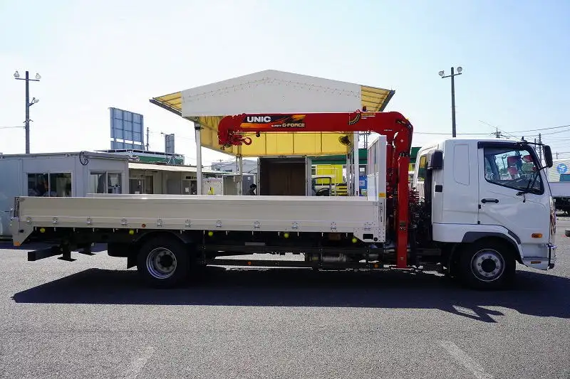 三菱 ファイター 中型/増トン 車両重機運搬 4段クレーン ラジコンの中古トラック画像2