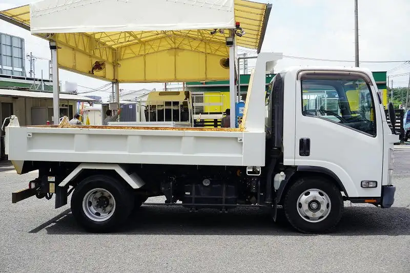 いすゞ エルフ 小型 ダンプ ローダー 強化の中古トラック画像2